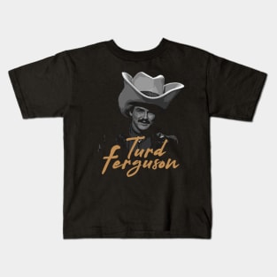 Turd Ferguson Portrait Kids T-Shirt